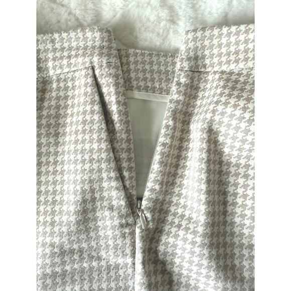 SEZANE Clara Trousers Camel/Ecru Houndstooth Women’s Size 34/US 2 EUC - Picture 14 of 15